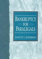 Bankruptcy for Paralegals 0133600580 Book Cover