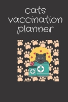 Cats vaccination planner: Pet Health Record Book,Cat medical & health tracker,vaccinationPlanner "6x9" 110 Pages 1659233828 Book Cover