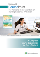 Lippincott CoursePoint for Polit: Essentials of Nursing Research 1496375637 Book Cover