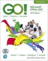 Go! with Office 2019 Introductory 0135417813 Book Cover
