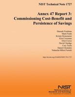 Annex 47 Report 3: Commission Cost-Benefit and Persistence of Savings 1500177652 Book Cover
