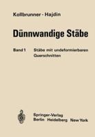 Stabe Mit Undeformierbaren Querschnitten 3662004224 Book Cover