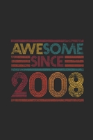 Awesome Since 2008: Graph Paper Notebook / Journal (6 X 9 - 5 Squares per inch - 120 Pages) - Birthday Gift Idea 1699139229 Book Cover