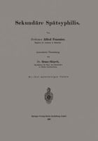 Sekundare Spatsyphilis 366231875X Book Cover