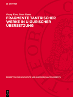 Fragmente Tantrischer Werke in Uigurischer Übersetzung 311272304X Book Cover