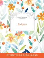 Adult Coloring Journal: Al-Anon (Butterfly Illustrations, Springtime Floral) 1360900616 Book Cover