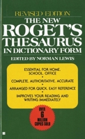 The New Roget's Thesaurus in Dictionary Form 042509975X Book Cover