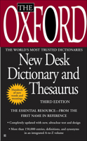 The Oxford American Desk Dictionary and Thesaurus, Third Edition 0613368592 Book Cover