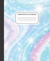 Composition Notebook: Wide Ruled Notebook | Dream Wave | 100 Pages | 7.5 x 9.25" Inches | Paperback |  Gifts Kids Teens Teachers Students 1687672377 Book Cover