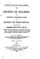 Every Sailor His Own Lawyer, the Rights of Seamen 1530955661 Book Cover