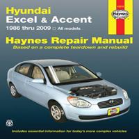 Hundai Excel & Accent 1986 thru 2009: All Models 1563928043 Book Cover