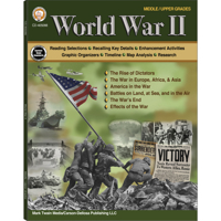 World War II Workbook, Grades 6 - 12 1622238516 Book Cover