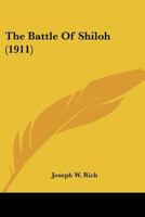 The Battle Of Shiloh 1163934496 Book Cover