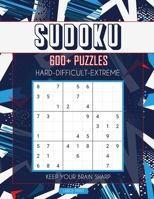 Sudoku 600+ Puzzles: Hard-Extreme Puzzles B091F5SNJY Book Cover