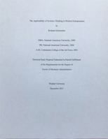 The Applicability of Systems Thinking to Modern Entrepreneurs 0999346202 Book Cover