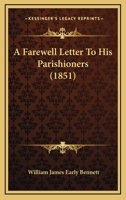 A Farewell Letter To His Parishioners 143672676X Book Cover