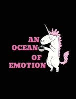 An ocean of emotion: Writing Journal Lined, Diary, Notebook for Men, Women & kids 167349837X Book Cover