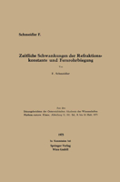 Zeitliche Schwankungen der Refraktionskonstante und Fernrohrbiegung 3662227398 Book Cover