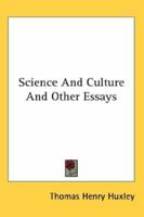 Science and Culture and Other Essays 1537752219 Book Cover