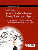 Service Quality in Leisure, Events, Tourism and Sport 1780645457 Book Cover