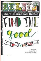 Belets - Short Inspirational Quotes: Art Zine 172942970X Book Cover