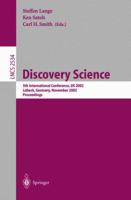 Discovery Science 3540001883 Book Cover