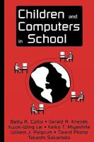 Children and Computers in School 0805820744 Book Cover