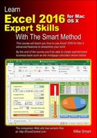 Learn Excel 2016 Expert Skills for Mac OS X with the Smart Method 190925312X Book Cover