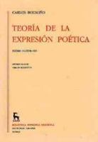 Teoria expresion poetica 8424909763 Book Cover