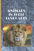 Animals in three languages: Animals book with diffrent languages B09251Y699 Book Cover