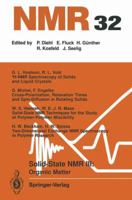 Solid-State NMR III Organic Matter: Organic Matter 3642647510 Book Cover