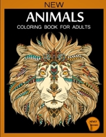 Animals Coloring Book For Adults: Animals Patterns for Relaxation, Fun, and Stress Relief Adult Coloring Books. Animals Coloring And Activity Book For Adults B087SLHBMY Book Cover