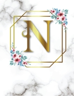 N: 2020-2025 Monthly Planner Initial Monogram Letter N Marble & Gold Floral 6 Year Planner, 72 Months Calendar, Six Year Appointment Schedule Organizer, Personal Agenda Academic Daily, Weekly Inspirat 1677290617 Book Cover