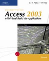 New Perspectives on Microsoft Office Access 2003 with VBA, Advanced (New Perspectives) 061920673X Book Cover