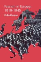 Fascism in Europe 1919-1945 (Routledge Companions) 0415169437 Book Cover