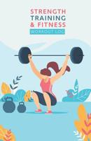 Strength Training & Fitness Workout Log: 100 Page Workout Notebook for Women 1075640075 Book Cover