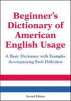 Beginner's Dictionary of American English Usage, Second Edition 0071396551 Book Cover