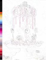Color the Cover Pink Cake Journal: Pink Cake Color the Cover Journal for Creative Inducing Mindful Coloring 1958591386 Book Cover