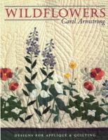 Wildflowers: Designs for Applique & Quilting 1571200452 Book Cover