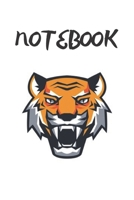 Notebook: Tiger Lined 110 Pages Size (6 x 9) 1704008840 Book Cover