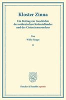 Kloster Zinna. 3428170849 Book Cover