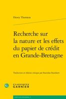 Recherche Sur La Nature Et Les Effets 2406112004 Book Cover