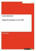 B�rgerbewegungen in der DDR 3656530475 Book Cover