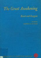 The Great Awakening: Event and exegesis 0882756052 Book Cover