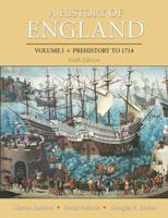 A History of England, Volume I: Prehistory to 1714 0132064758 Book Cover