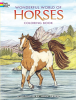 Wonderful World of Horses Coloring Book 0486444651 Book Cover