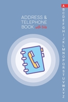 Address & Telephone Book with tabs: Personalized Address Book "6x9" 140 Pages, 312 Spaces for Name, Address, Phone Numbers, Email and Website 1674992785 Book Cover