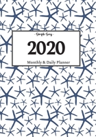 2020 Planner Daily and Monthly: On-The-Go Planner Jan 1, 2020 to Dec 31, 2020: Daily & Monthly Planner + Calendar Views Productivity Planner Starfish Beach Planner 1655159429 Book Cover