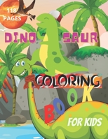 Dinosaur Coloring Book for Kids: Great Gift for Boys & Girls/ 25 Colorings Pages/10 Mazes /6 Spot the Differences/10 Connect the Dots /5 Search Word/8.5x11inch/118Pages Total B08SBCL3YC Book Cover