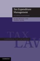 Tax Expenditure Management 0511910142 Book Cover